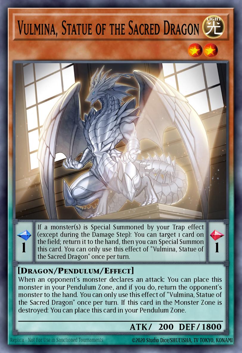 Vulmina, Statue of the Sacred Dragon MP25-EN400 – 2025 Mega-Pack Tin