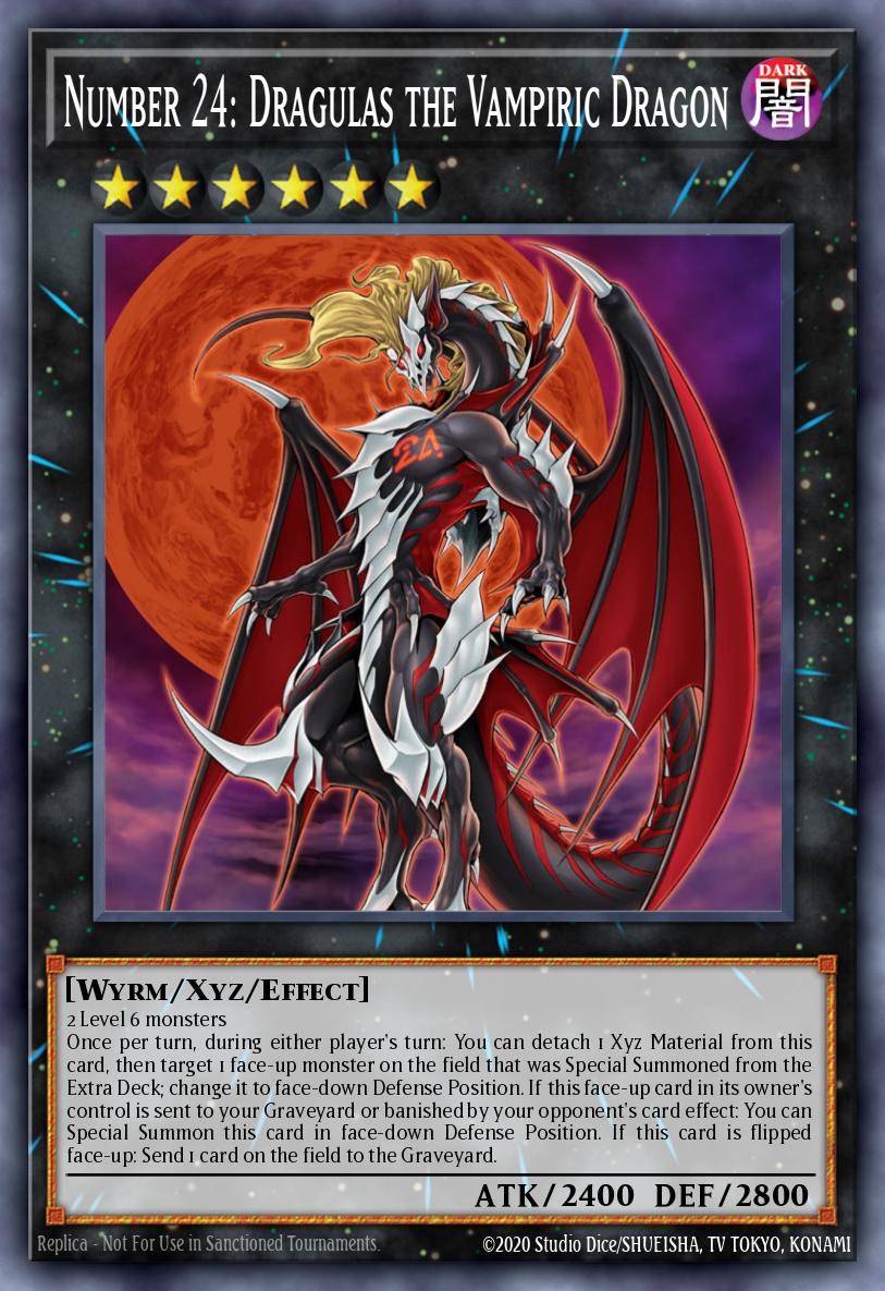 Number 24: Dragulas the Vampiric Dragon DRL3-EN022 – Dragons of Legend: Unleashed