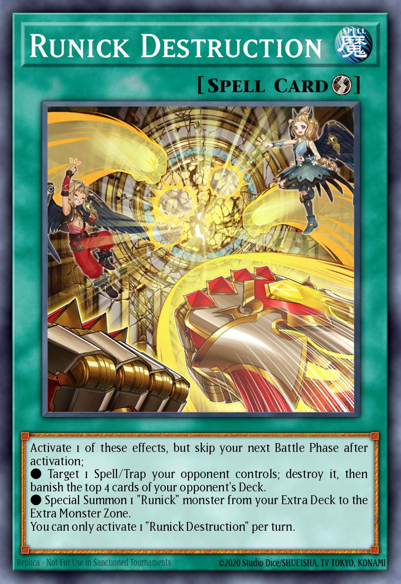 Runick Destruction MP23-EN243 – 25th Anniversary Tin: Dueling Heroes Mega Pack