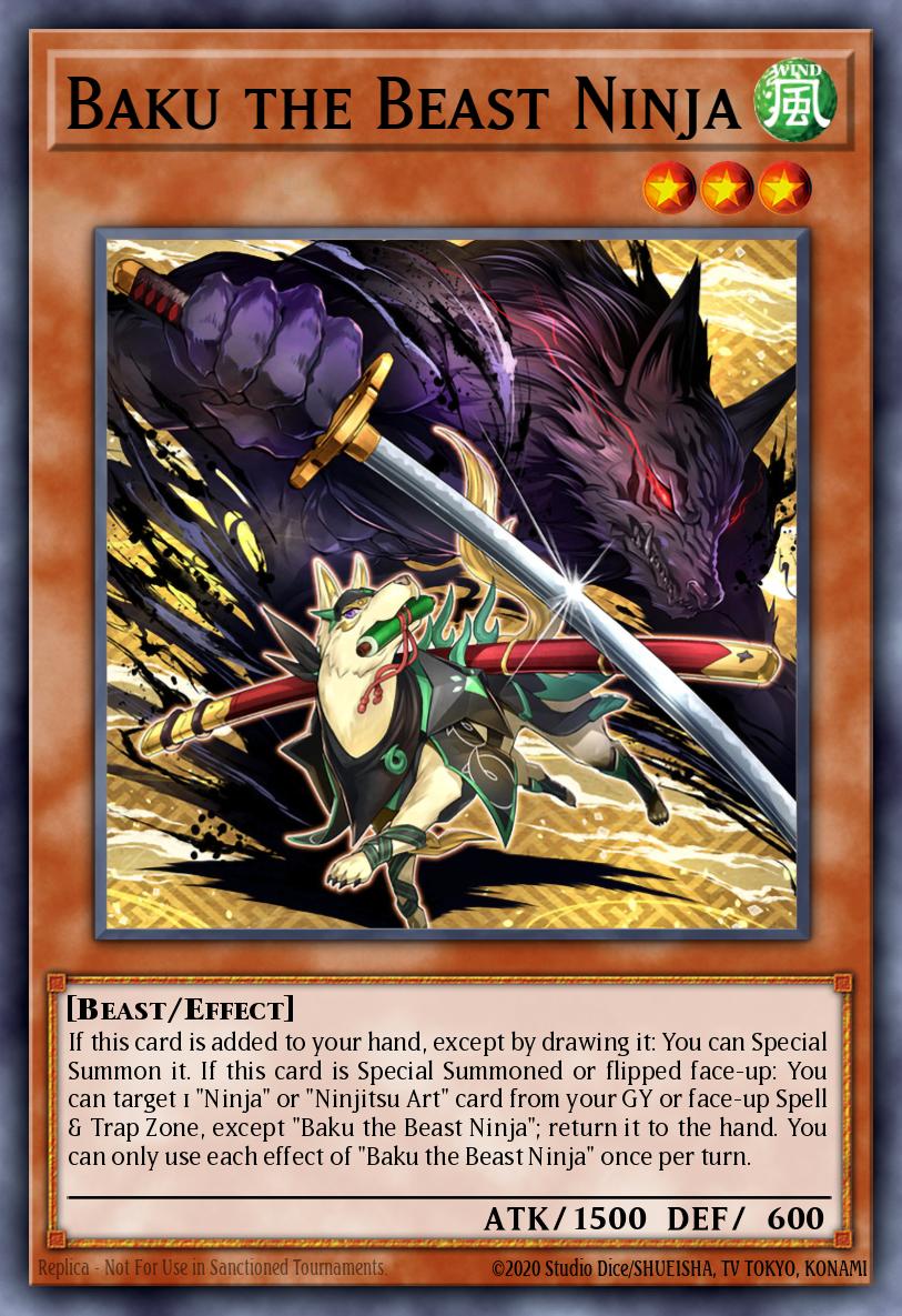 Baku the Beast Ninja DABL-EN017 – Darkwing Blast