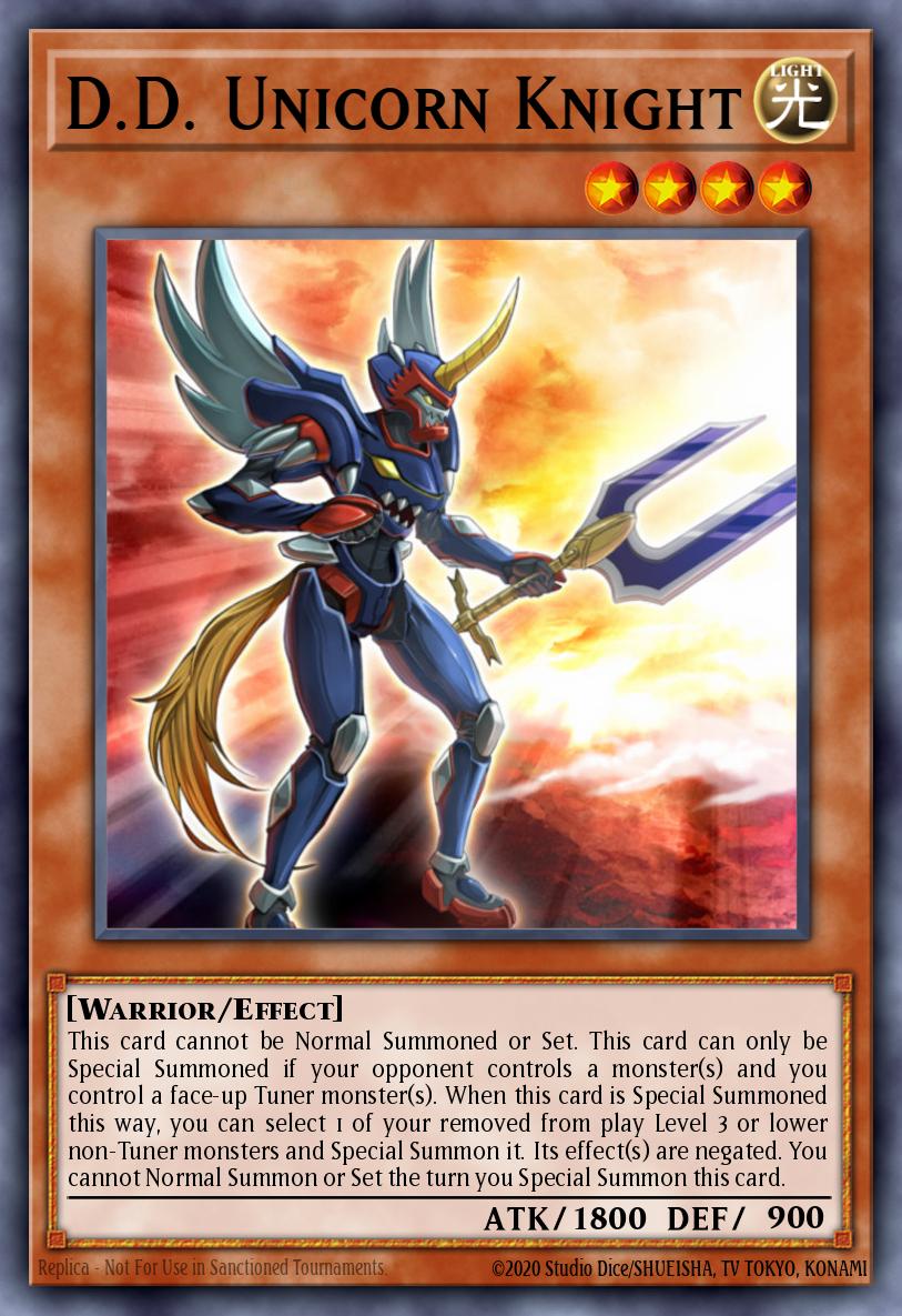 D.D. Unicorn Knight DREV-EN011 – Duelist Revolution