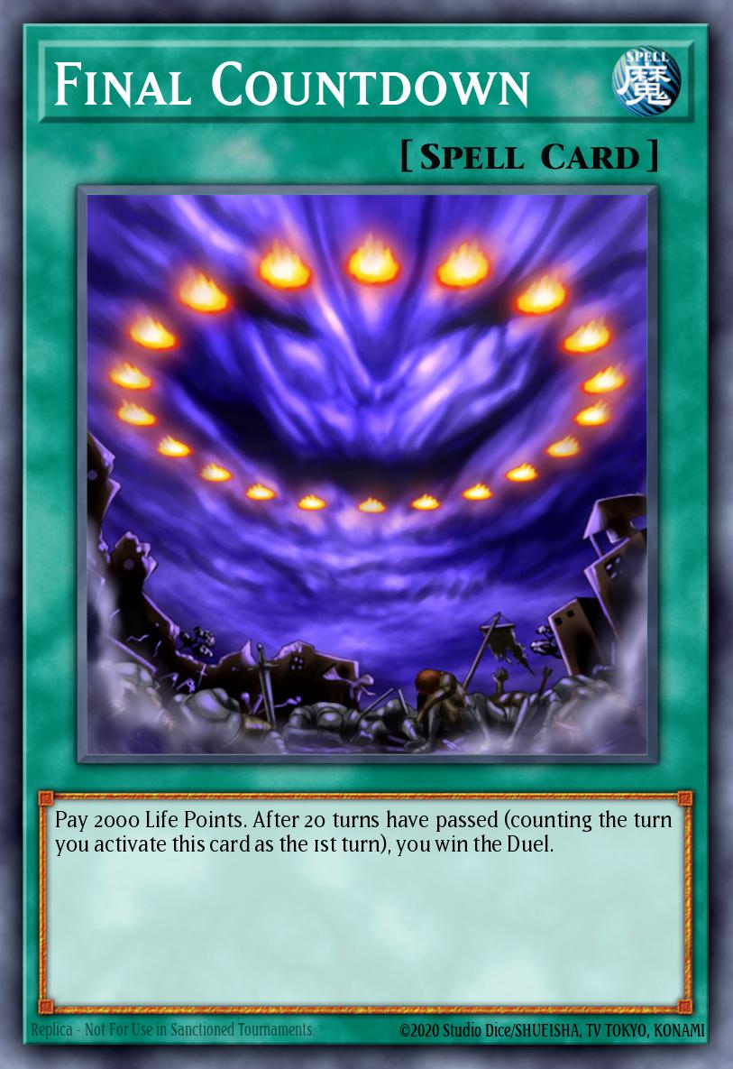 Final Countdown CP01-EN016 – Champion Pack: Game One