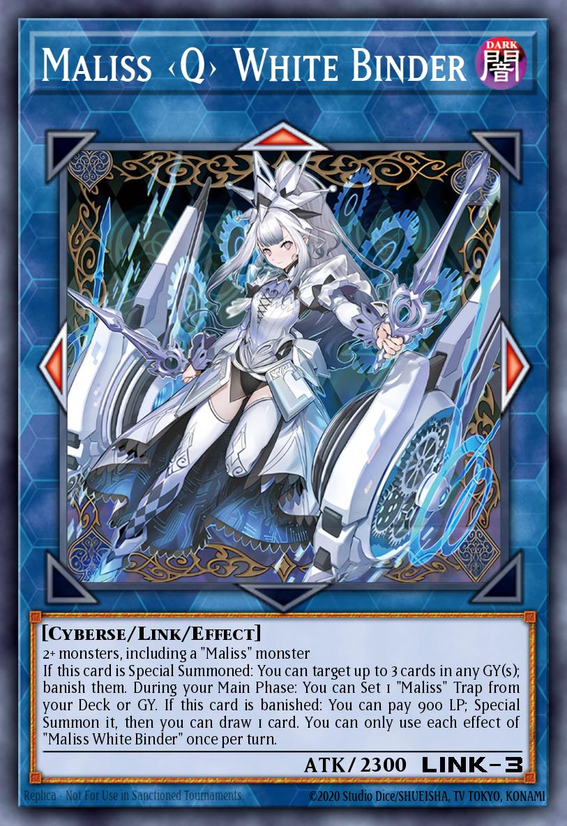 Maliss <Q> White Binder CRBR-EN019 – Crossover Breakers