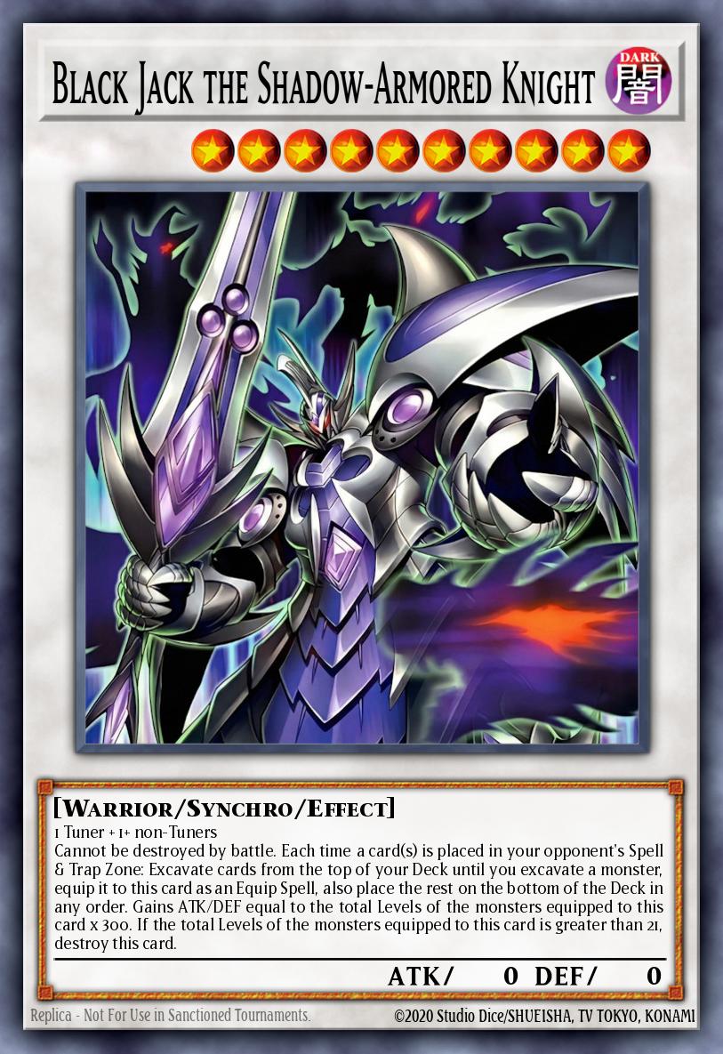 Black Jack the Shadow-Armored Knight BLGG-EN046 – Battles of Legend: Glorious Gallery