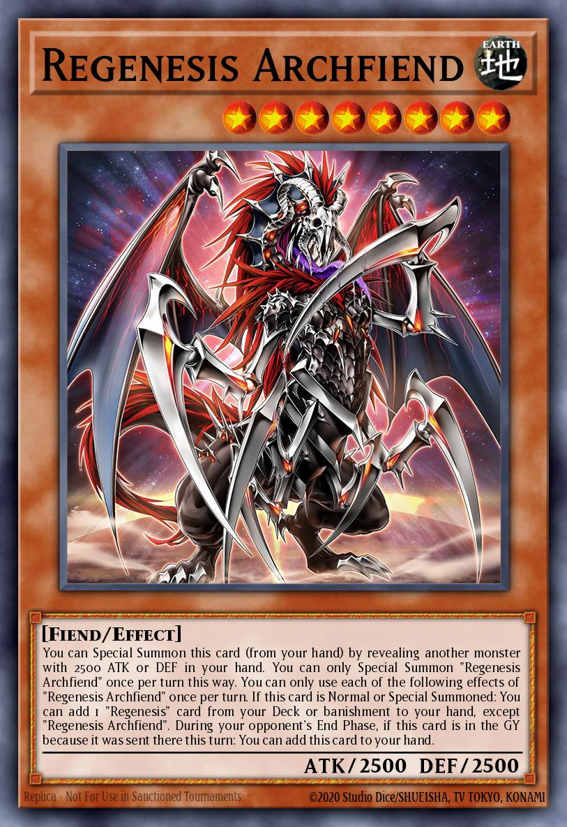 Regenesis Archfiend MAMO-EN060 – Magnificent Monsters