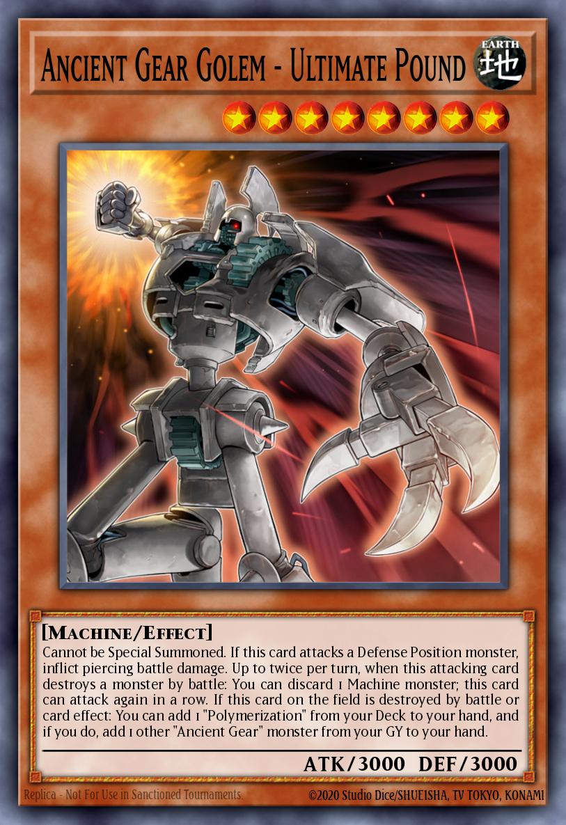 Ancient Gear Golem - Ultimate Pound MP18-EN103 – 2018 Mega-Tin Mega Pack
