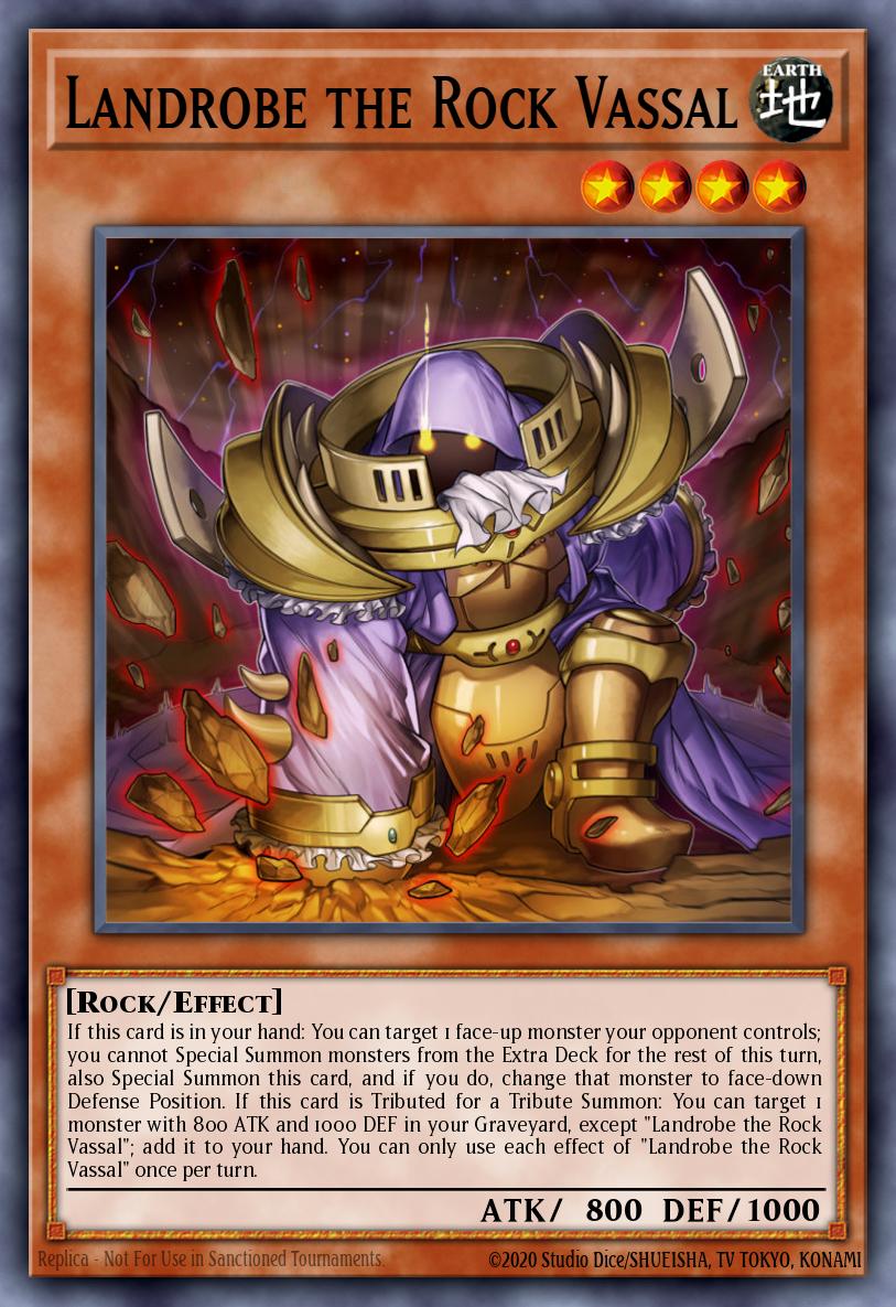 Landrobe the Rock Vassal SR01-EN012 – Emperor of Darkness Structure Deck