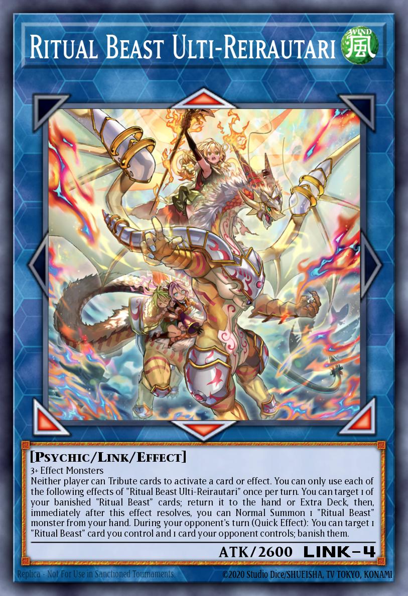 Ritual Beast Ulti-Reirautari BLTR-EN019 – Battles of Legend: Terminal Revenge