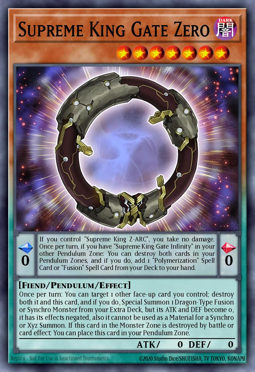 Supreme King Gate Zero OP23-EN016 – OTS Tournament Pack 23