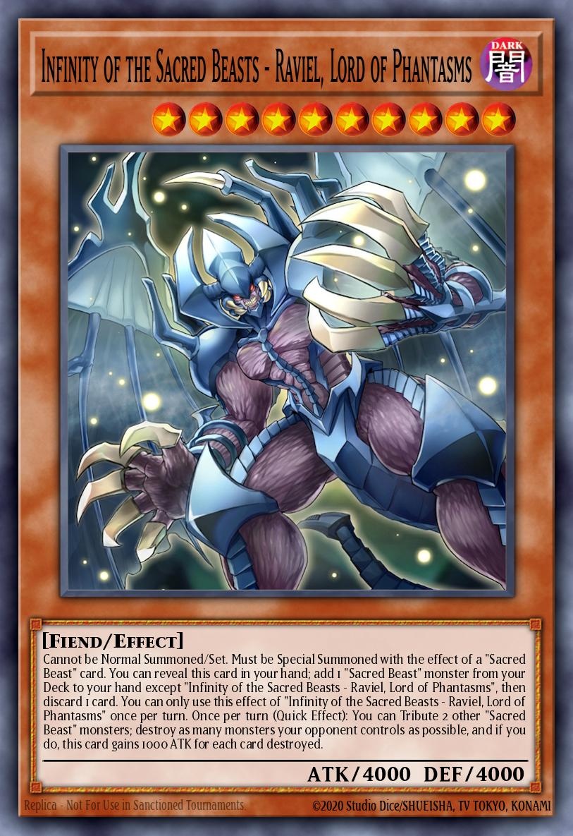 Infinity of the Sacred Beasts - Raviel, Lord of Phantasms CORI-EN007 – Chaos Origins