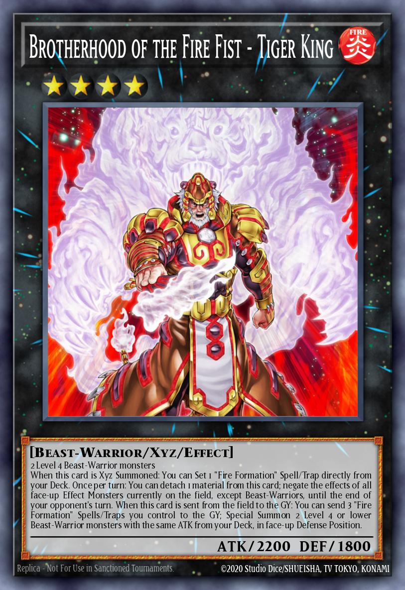 Brotherhood of the Fire Fist - Tiger King LAVD-ENL36 – Legendary Arc-V Decks