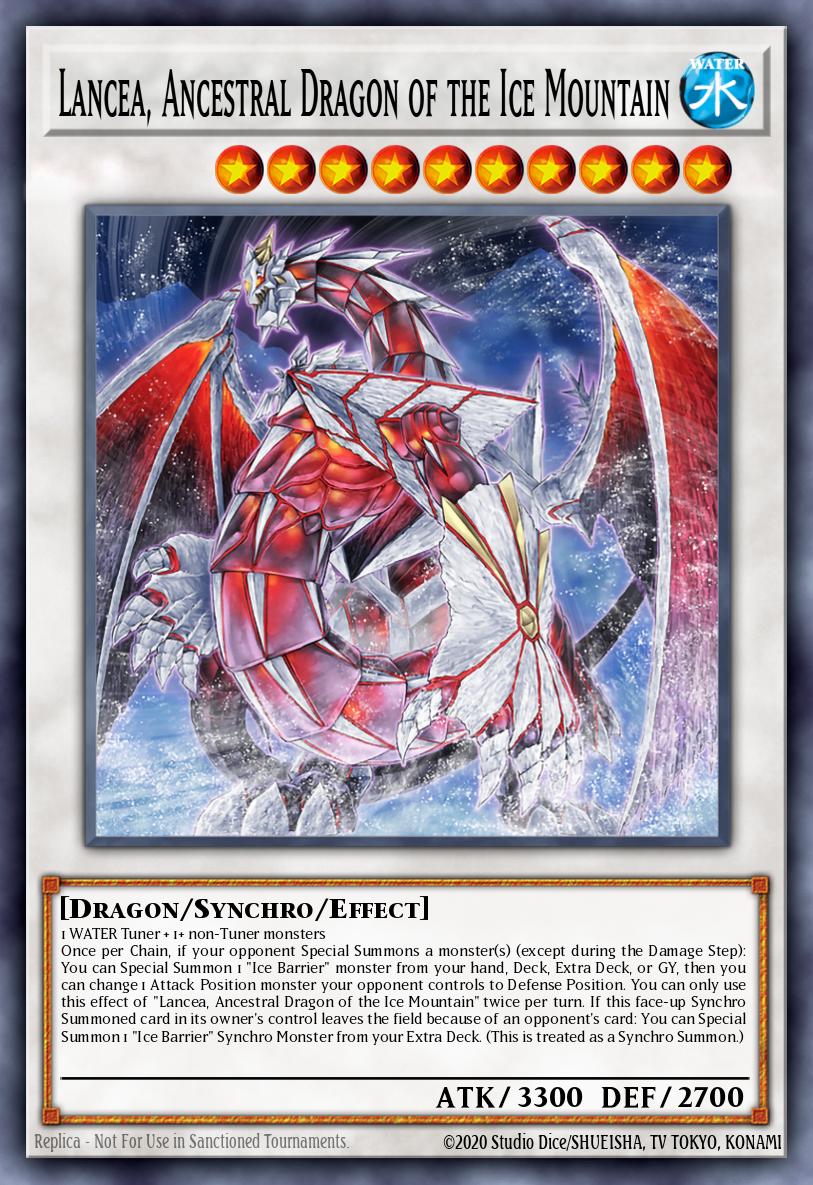Lancea, Ancestral Dragon of the Ice Mountain RA05-EN045 – Rarity Collection 5