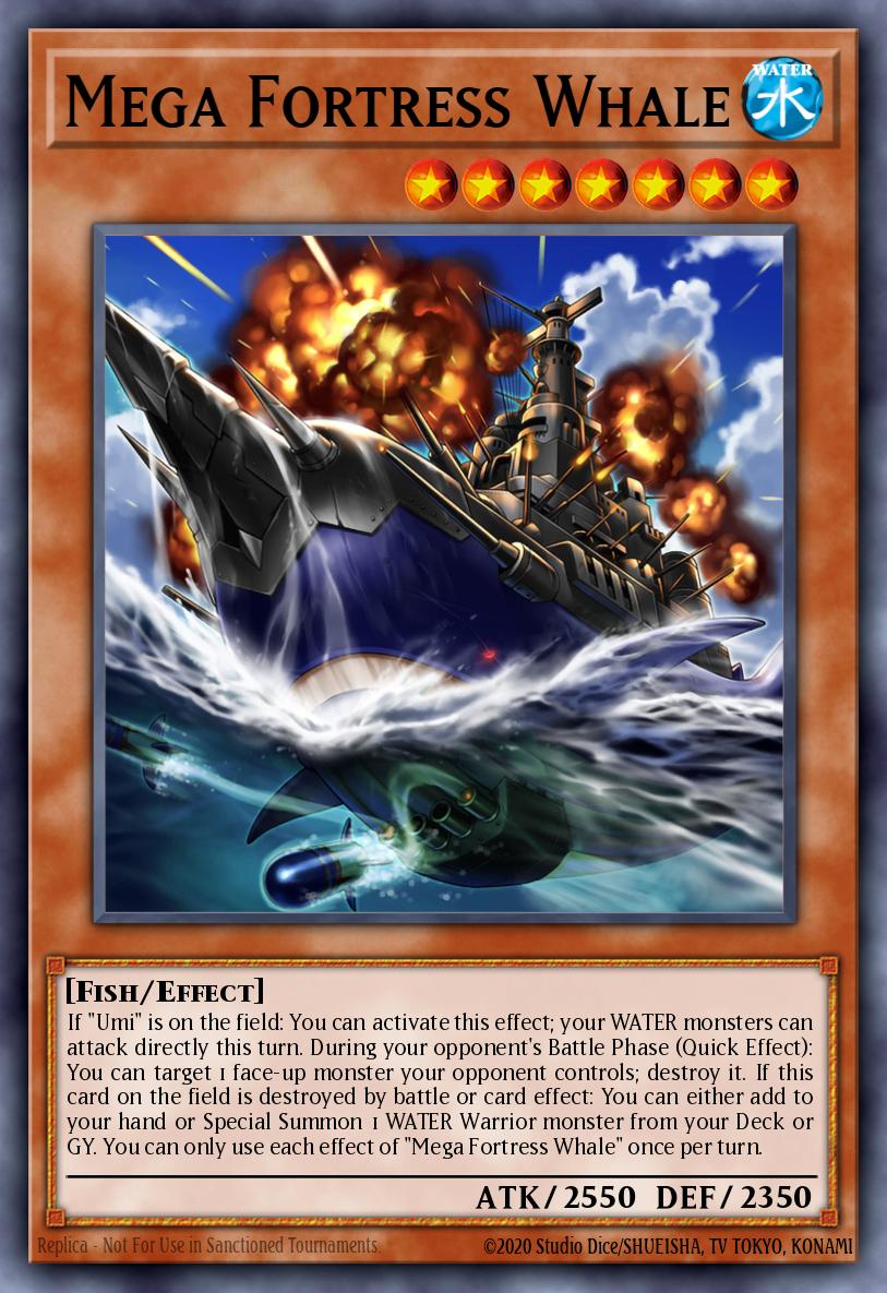 Mega Fortress Whale LED9-EN016 – Legendary Duelists: Duels From the Deep