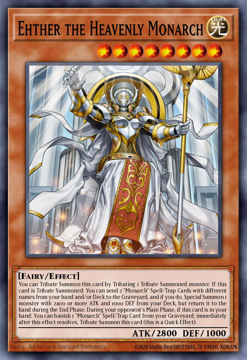Ehther the Heavenly Monarch RA04-EN018 – Quarter Century Stampede