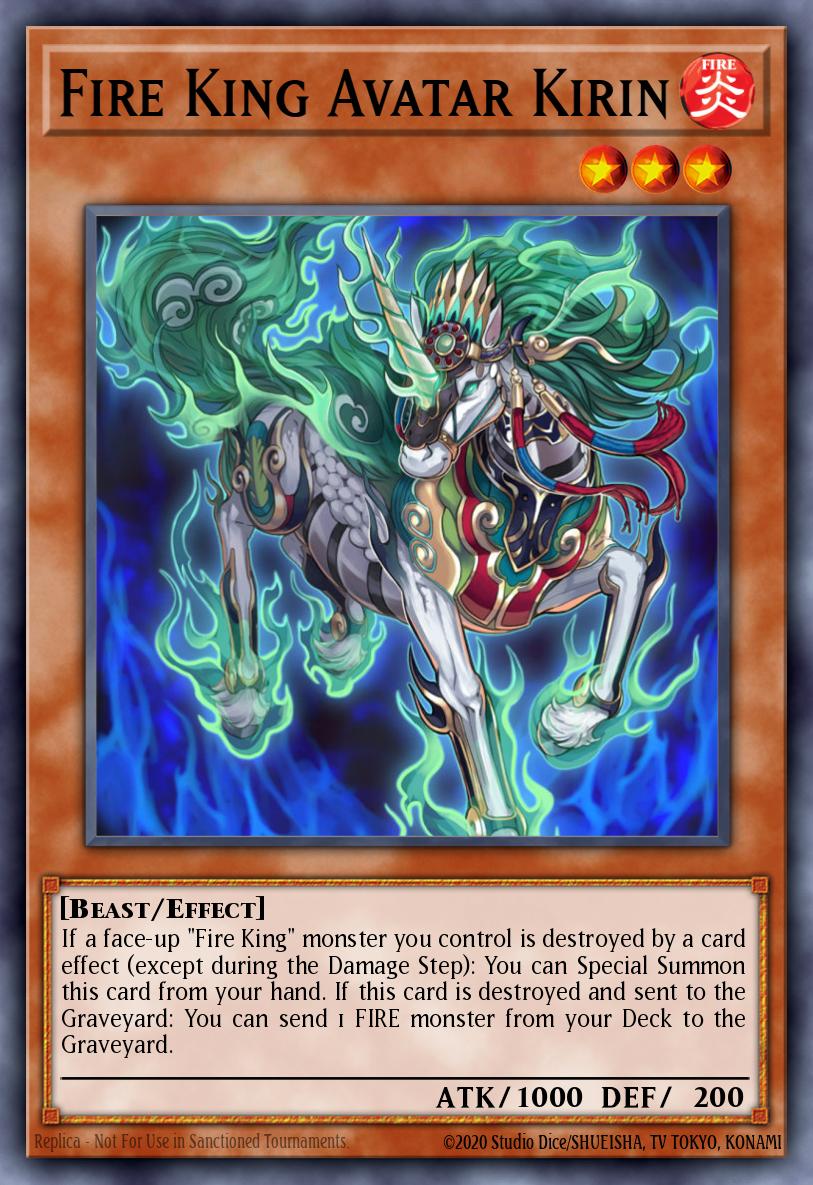 Fire King Avatar Kirin SR14-EN007 – Structure Deck: Fire Kings