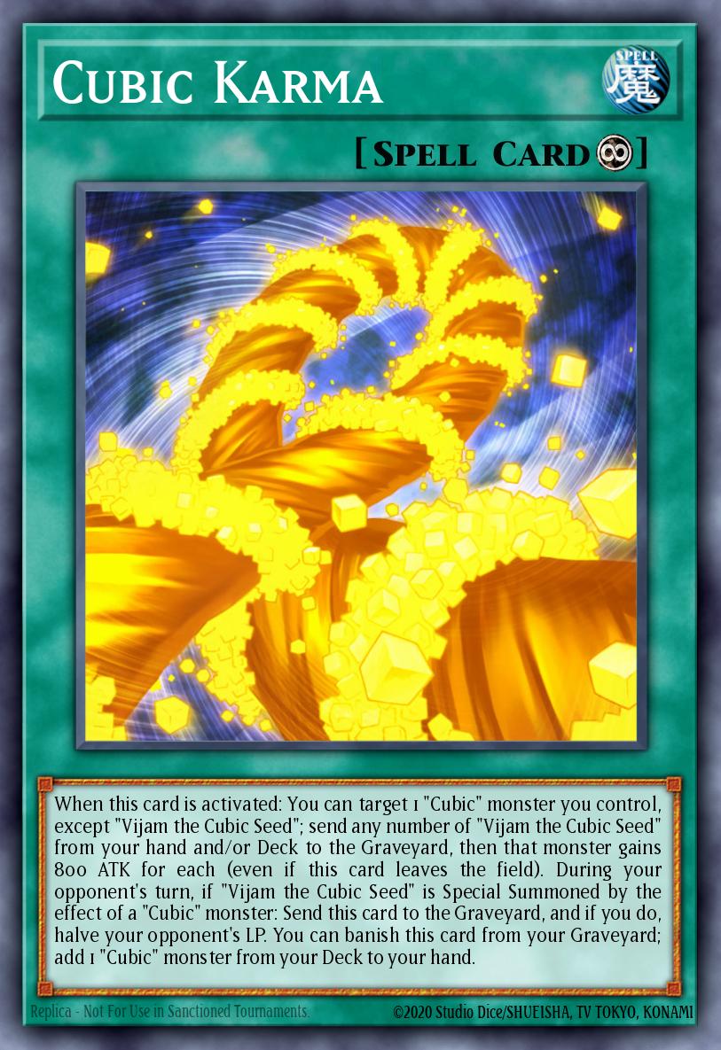Cubic Karma MVP1-ENG41 – Yu-Gi-Oh! The Dark Side of Dimensions Movie Pack: Gold Edition
