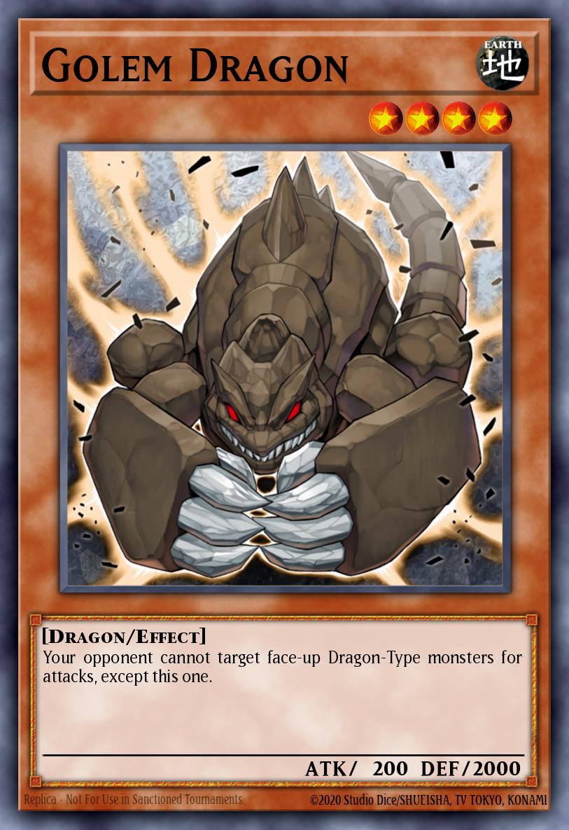 Golem Dragon JUMP-EN040 – Shonen Jump Vol. 8, Issue 7 promotional card