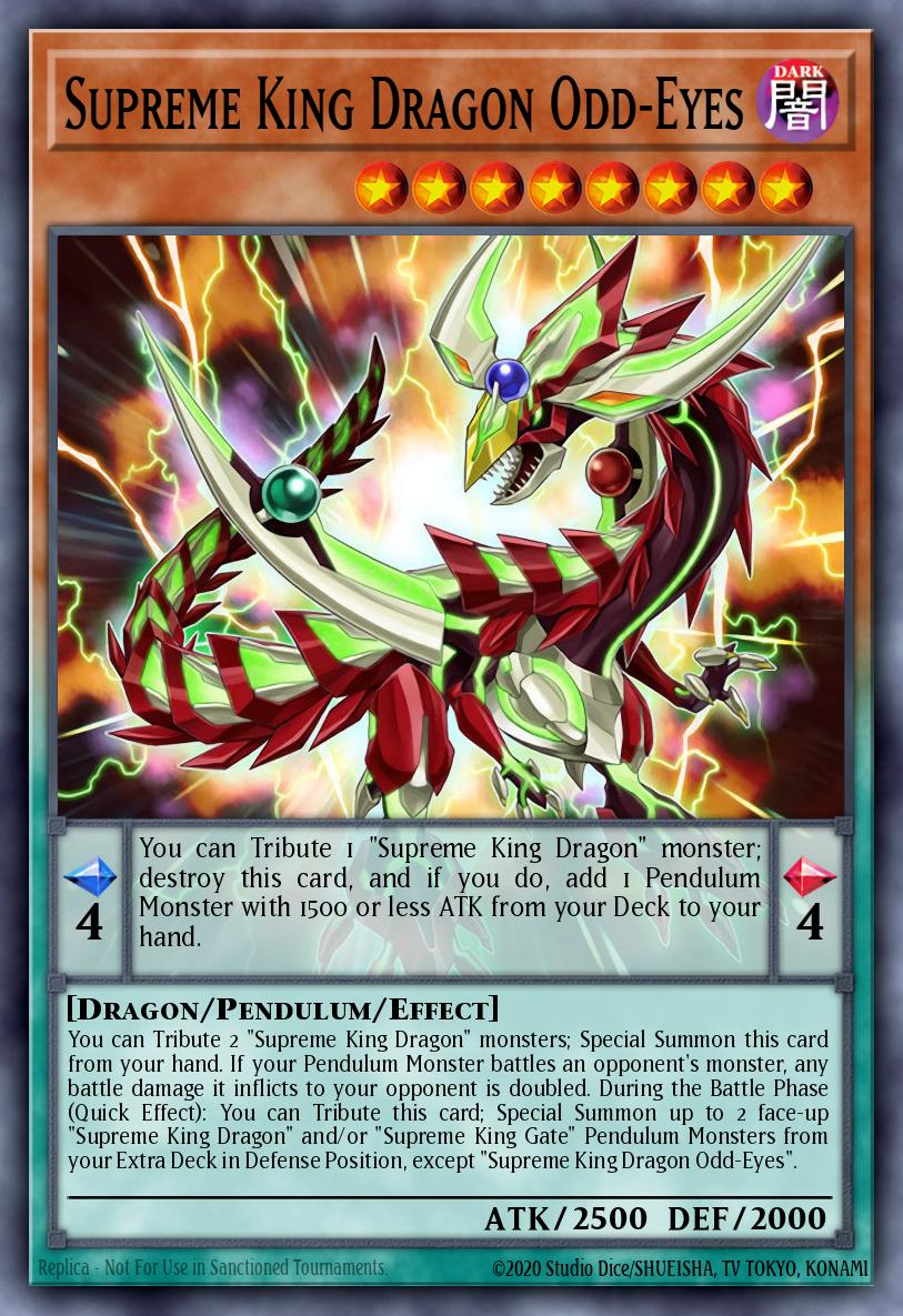 Supreme King Dragon Odd-Eyes MZMI-EN058 – Maze of Millennia