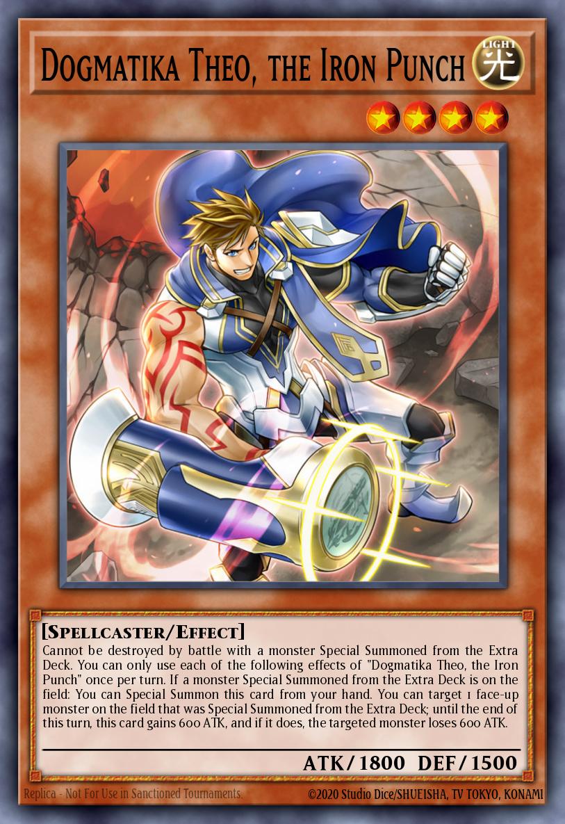 Dogmatika Theo, the Iron Punch ROTD-EN006 – Rise of the Duelist