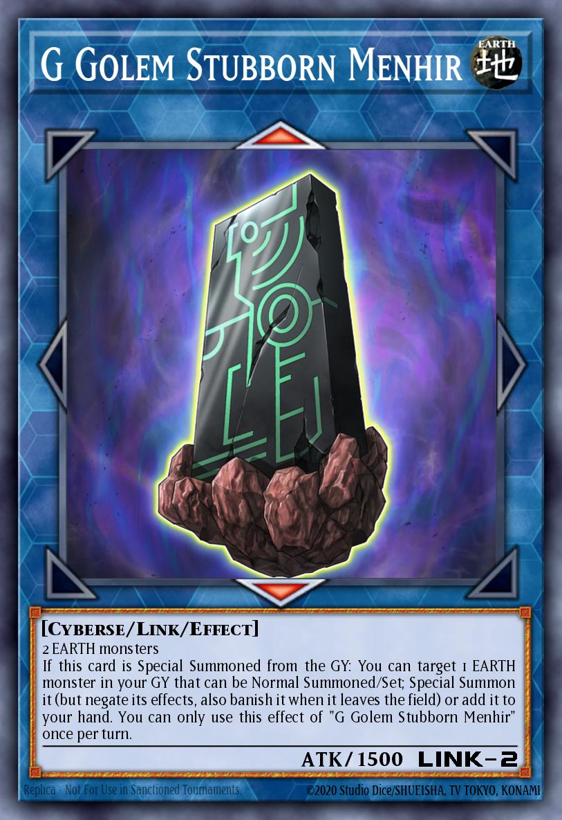 G Golem Stubborn Menhir BLCR-EN043 – Battles of Legend: Crystal Revenge