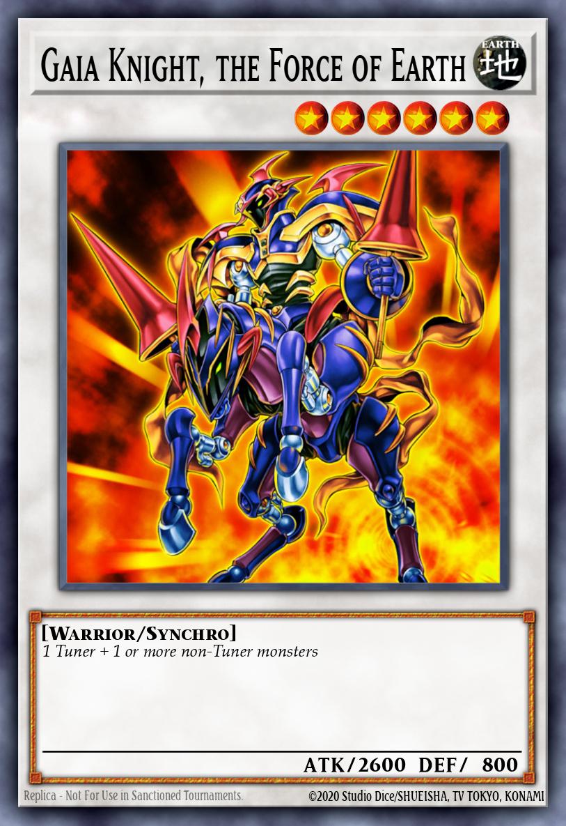 Gaia Knight, the Force of Earth DL17-EN011 – Duelist League 17 participation cards