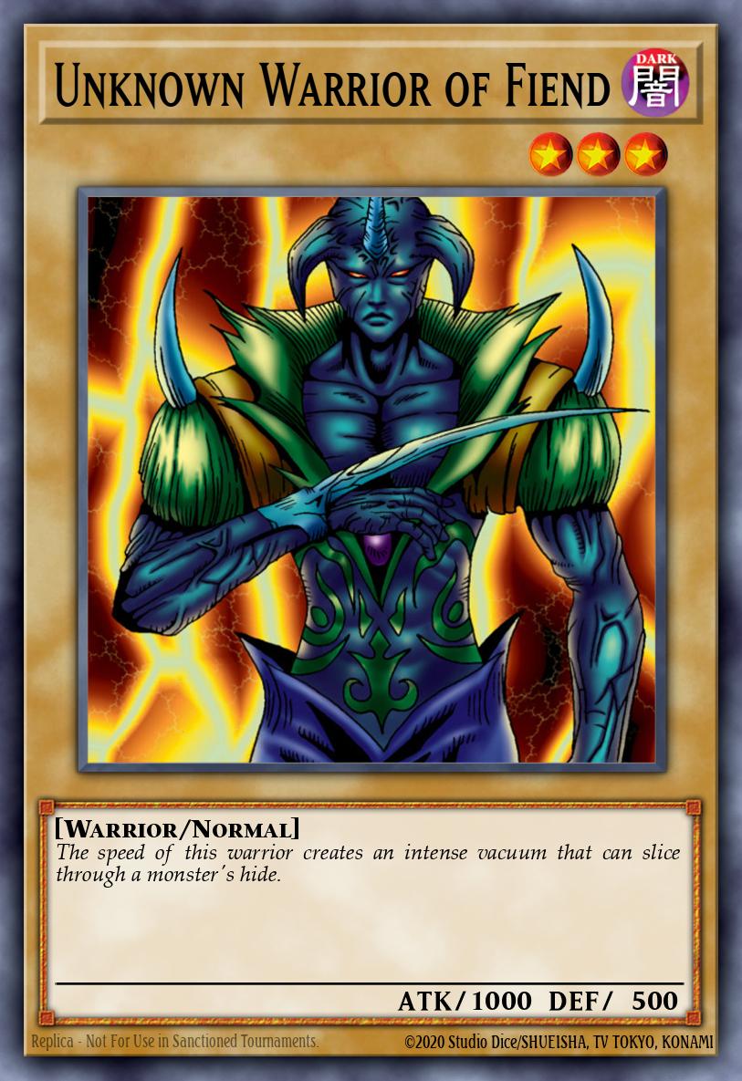 Unknown Warrior of Fiend SDK-017 – Starter Deck: Kaiba