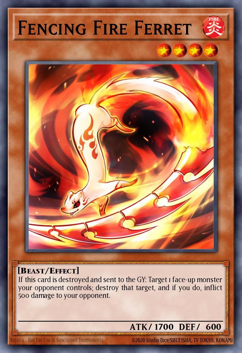 Fencing Fire Ferret SDSB-EN017 – Structure Deck: Soulburner