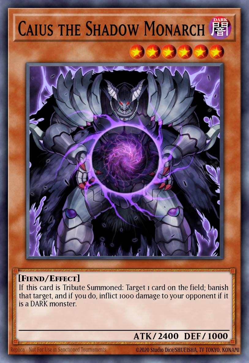 Caius the Shadow Monarch SDDE-EN001 – The Dark Emperor Structure Deck