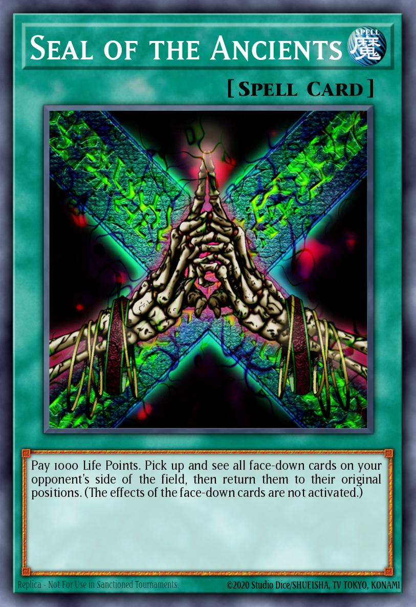 Seal of the Ancients PCK-003 – Yu-Gi-Oh! Power of Chaos: Kaiba the Revenge promotional cards