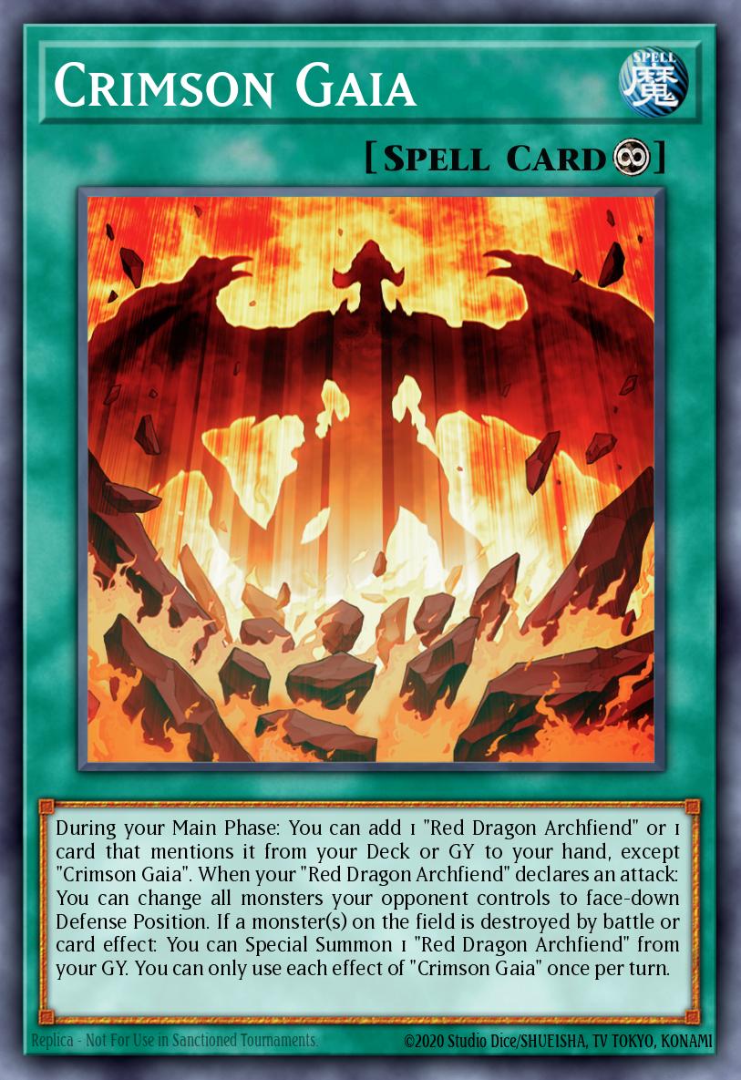 Crimson Gaia RA05-EN070 – Rarity Collection 5