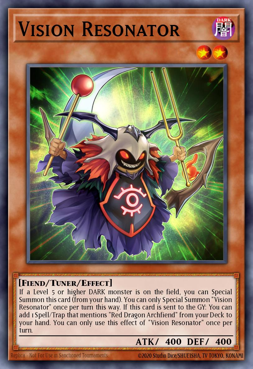 Vision Resonator SDCK-EN002 – Structure Deck: The Crimson King