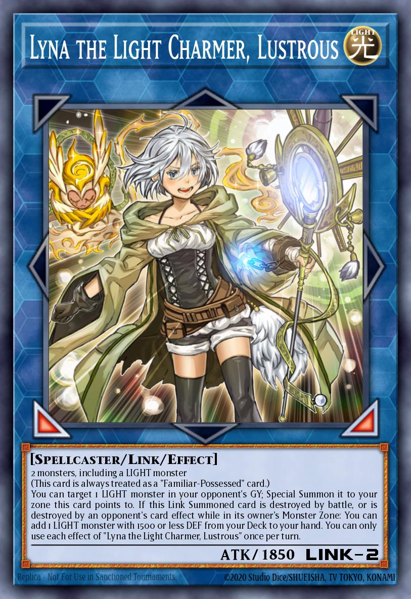 Lyna the Light Charmer, Lustrous RA04-EN081 – Quarter Century Stampede