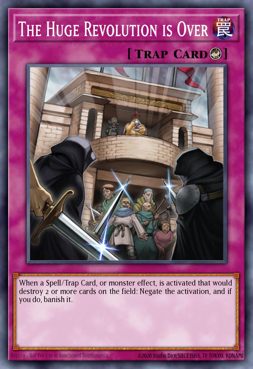 The Huge Revolution is Over SR03-EN038 – Machine Reactor Structure Deck