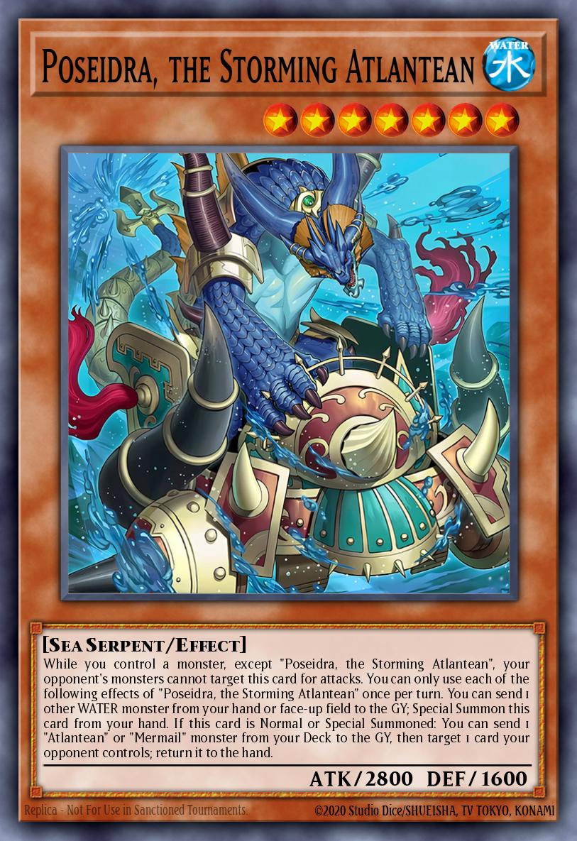 Poseidra, the Storming Atlantean MAMO-EN055 – Magnificent Monsters