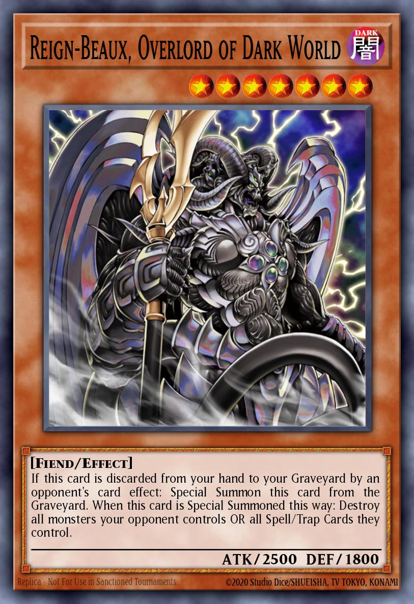 Reign-Beaux, Overlord of Dark World SDGU-EN014 – Gates of the Underworld Structure Deck