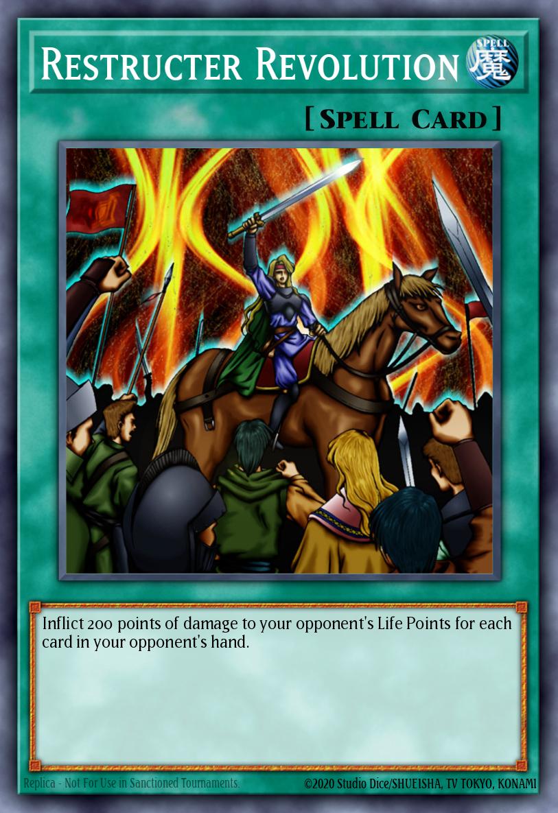 Restructer Revolution DL5-EN001 – Duelist League Series 5 participation card