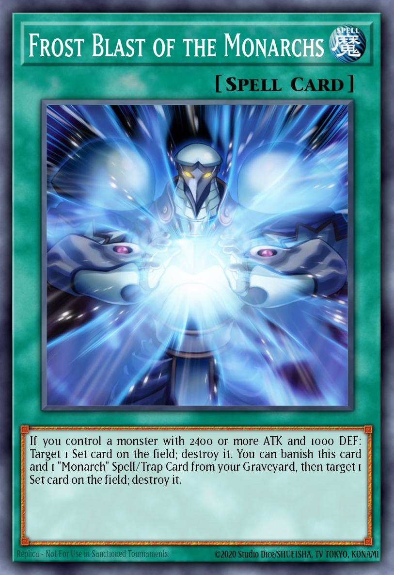 Frost Blast of the Monarchs PGL3-EN012 – Premium Gold: Infinite Gold