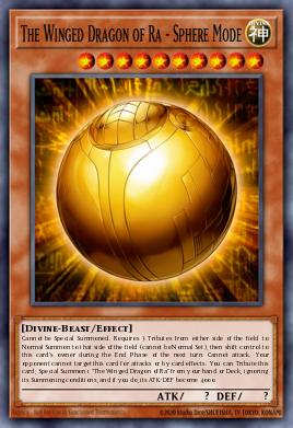 The Winged Dragon of Ra - Sphere Mode DUPO-EN045