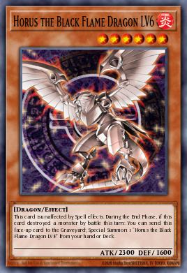 Horus the Black Flame Dragon LV6 SDRL-EN012