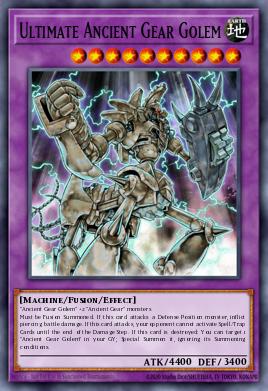 Ultimate Ancient Gear Golem LODT-EN043