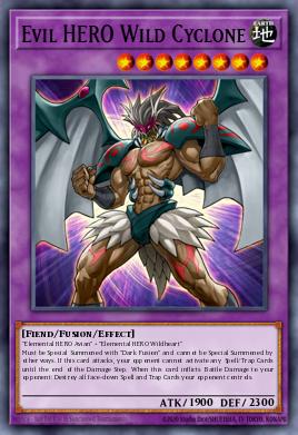 Evil HERO Wild Cyclone LCGX-EN070