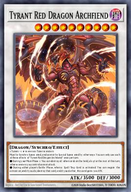 Tyrant Red Dragon Archfiend MP24-EN043