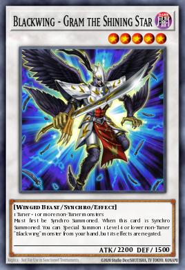 Blackwing - Gram the Shining Star YF04-EN001