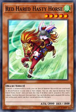 Red Hared Hasty Horse FLOD-EN034