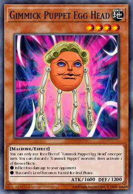 Gimmick Puppet Egg Head NUMH-EN005