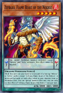 Zefraxa, Flame Beast of the Nekroz CROS-ENAE1