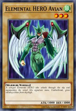 Elemental HERO Avian EHC1-EN001