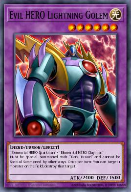 Evil HERO Lightning Golem LCGX-EN068