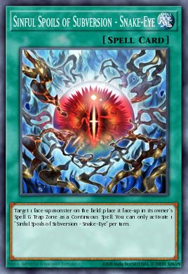 Sinful Spoils of Subversion - Snake-Eye MP24-EN104
