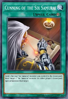 Cunning of the Six Samurai LCGX-EN256